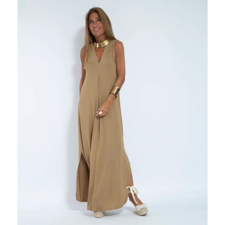 Loose-Fitting Maxi Kaftan Dress for Women – Elegant Flowy Summer Style
