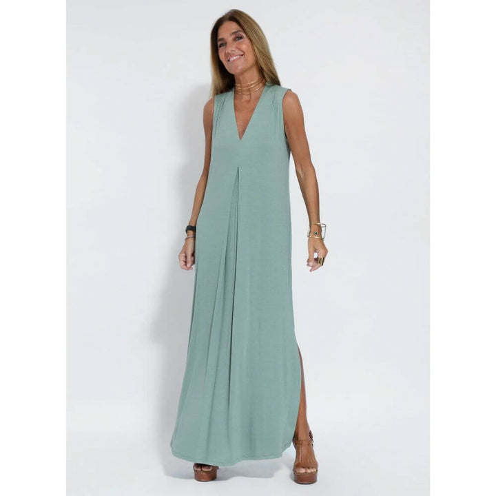 Loose-Fitting Maxi Kaftan Dress for Women – Elegant Flowy Summer Style
