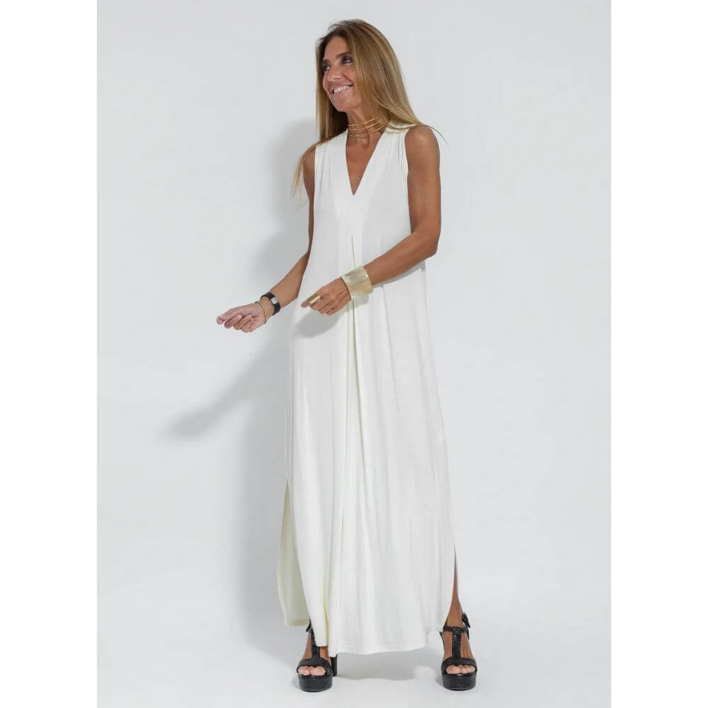 Loose-Fitting Maxi Kaftan Dress for Women – Elegant Flowy Summer Style
