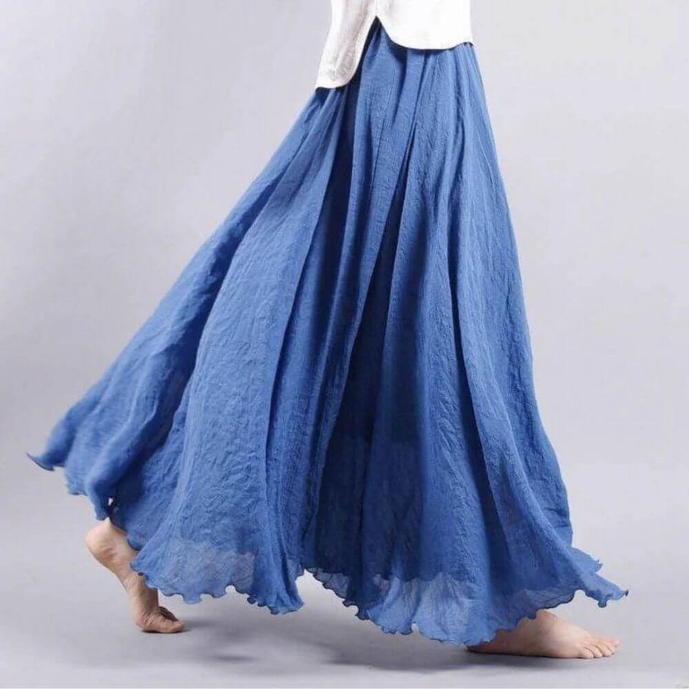 Boho Maxi Skirt for Women – Flowy, Casual and Summery Long Skirt