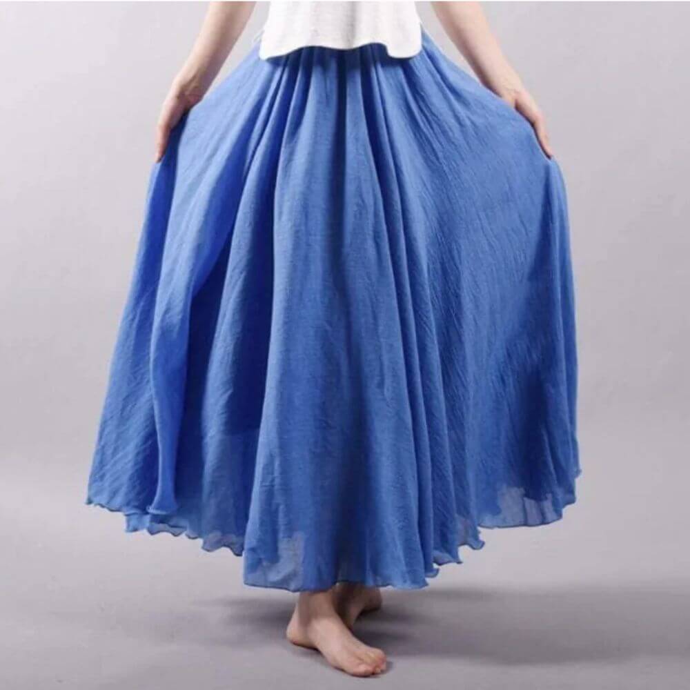 Boho Maxi Skirt for Women – Flowy, Casual and Summery Long Skirt