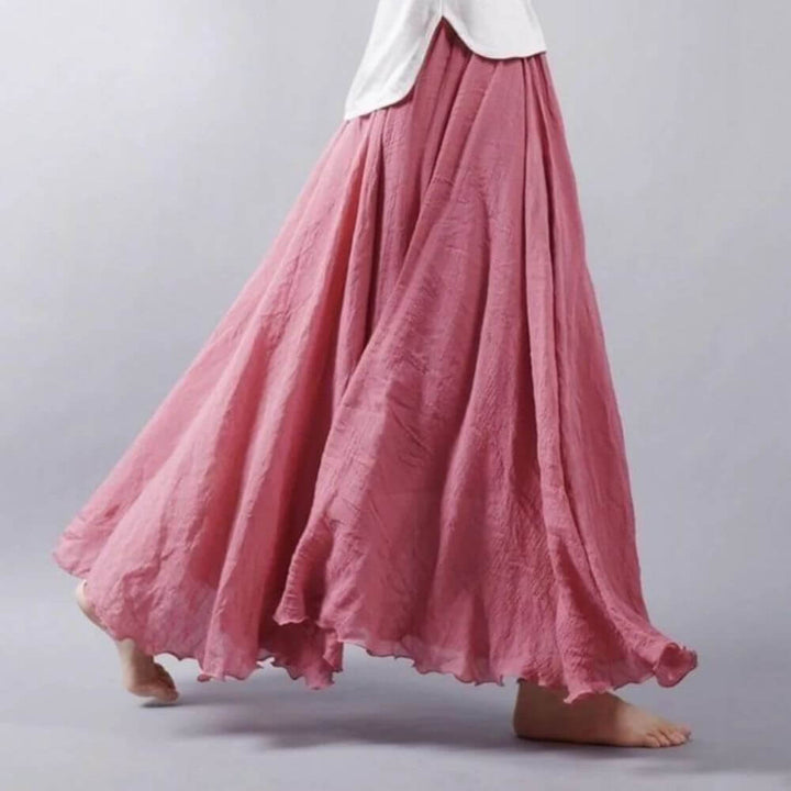 Boho Maxi Skirt for Women – Flowy, Casual and Summery Long Skirt