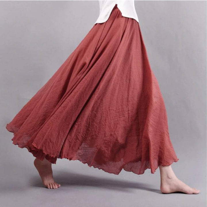 Boho Maxi Skirt for Women – Flowy, Casual and Summery Long Skirt