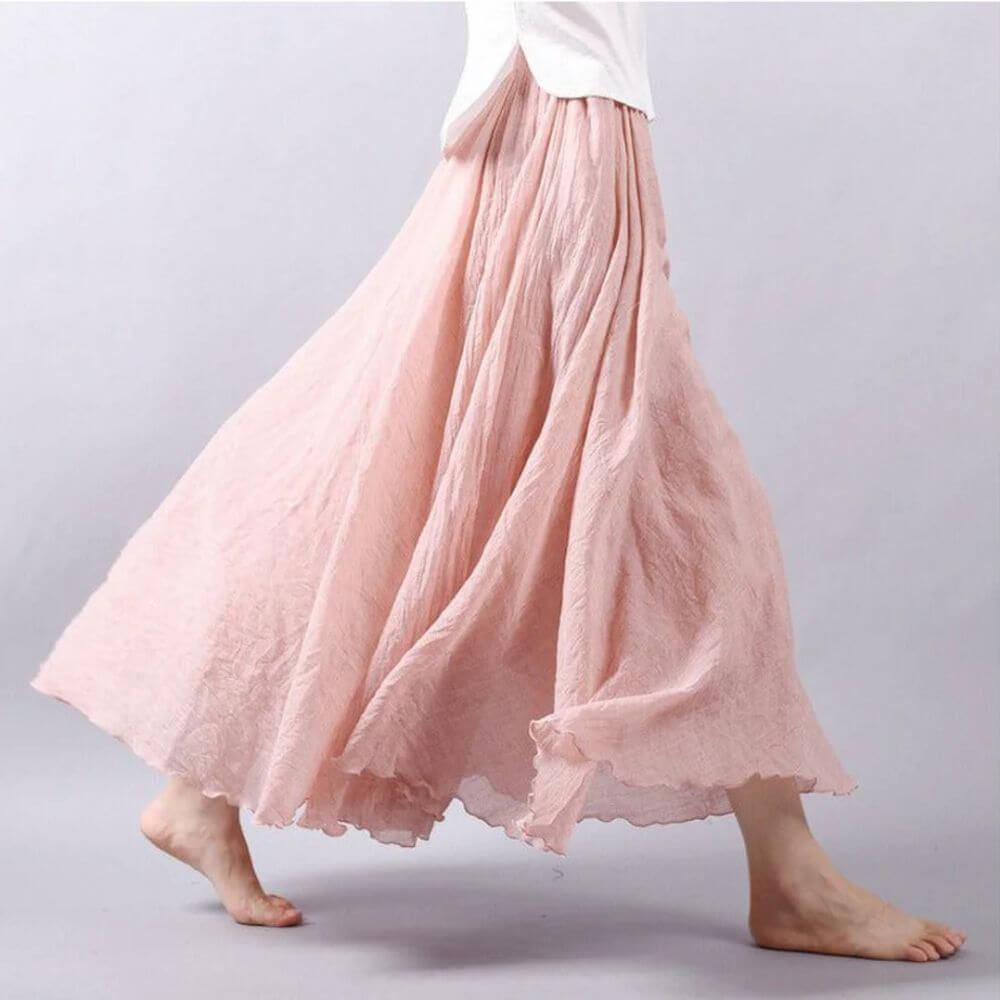 Boho Maxi Skirt for Women – Flowy, Casual and Summery Long Skirt