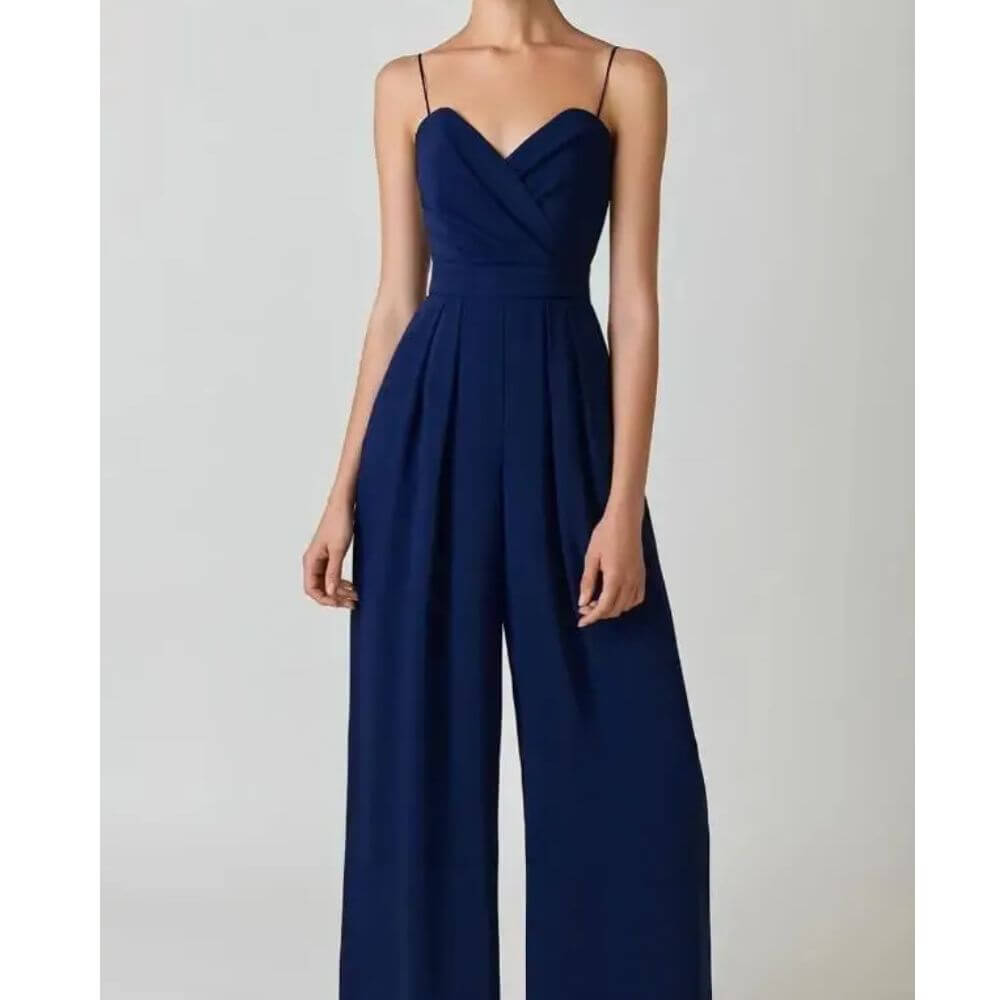 Wide-Leg Jumpsuit for Women – Elegant Relaxed Fit One-Piece