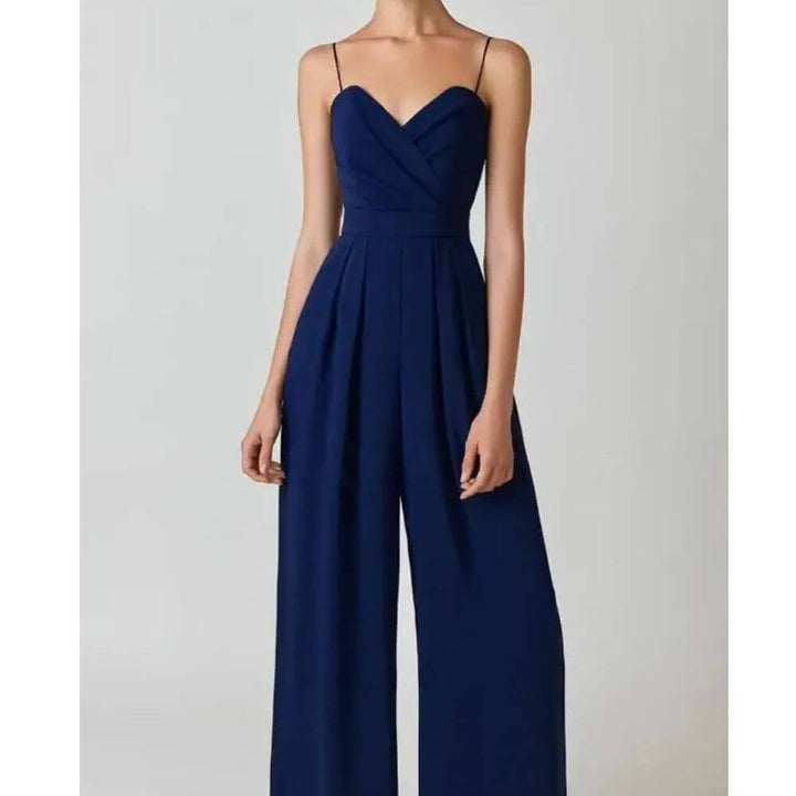 Wide-Leg Jumpsuit for Women – Elegant Relaxed Fit One-Piece