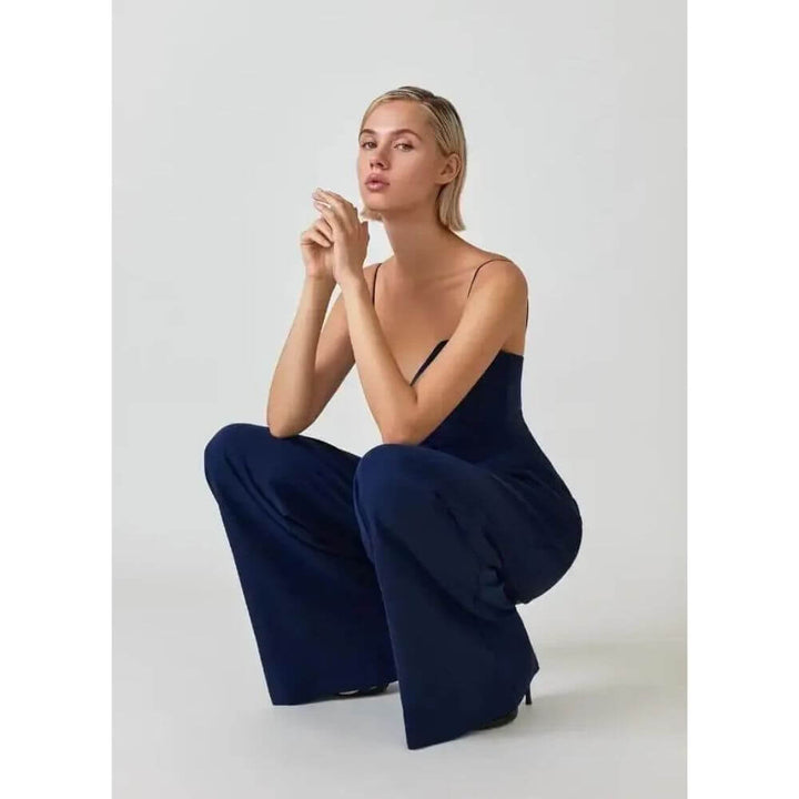 Wide-Leg Jumpsuit for Women – Elegant Relaxed Fit One-Piece