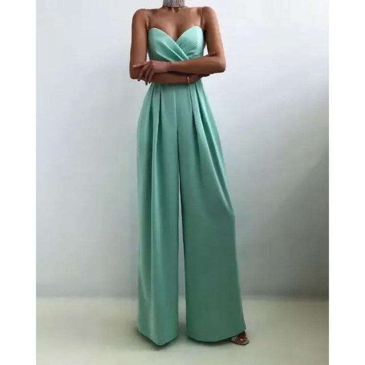 Wide-Leg Jumpsuit for Women – Elegant Relaxed Fit One-Piece