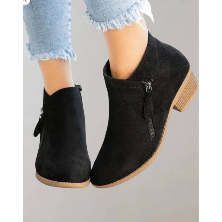 Comfortable Casual Zipper Boots for Women