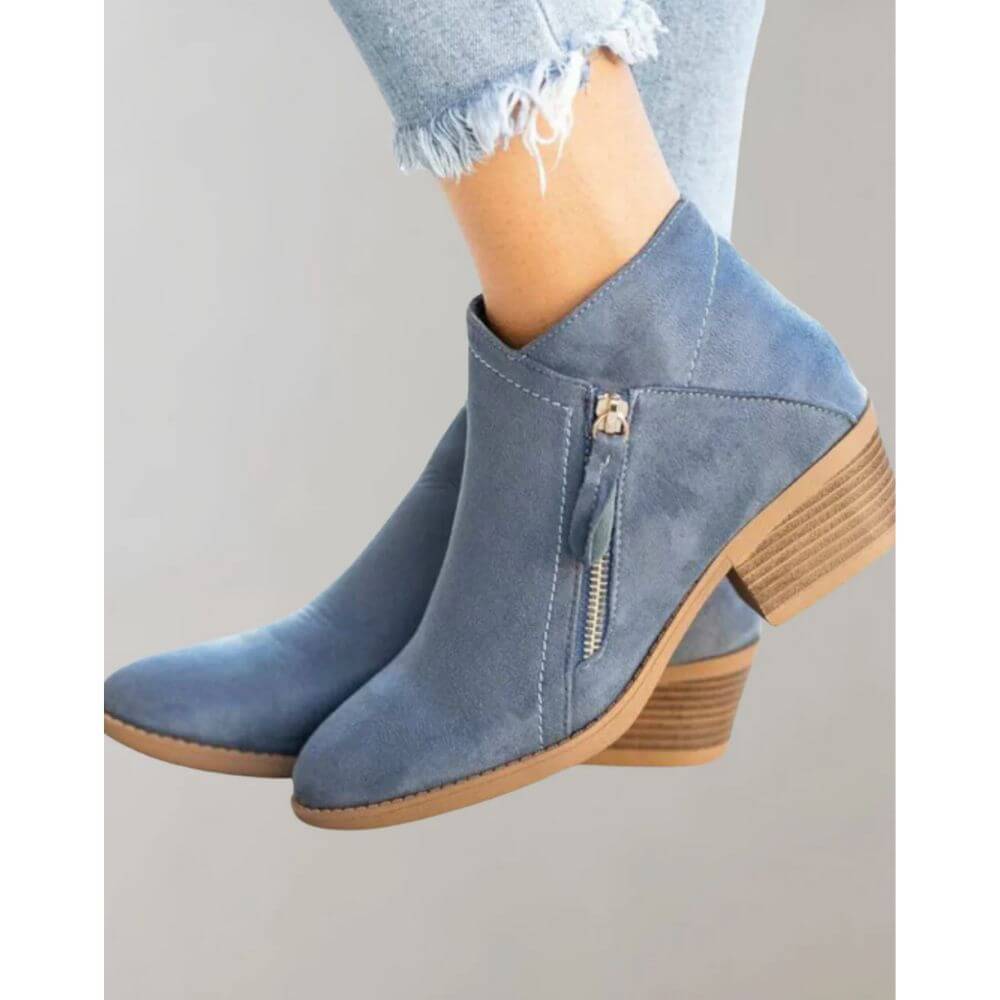 Comfortable Casual Zipper Boots for Women