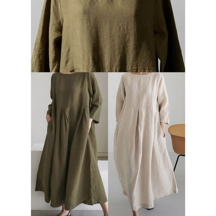 Oversized Long Sleeve Maxi Dress – Casual Loose Fit for Women