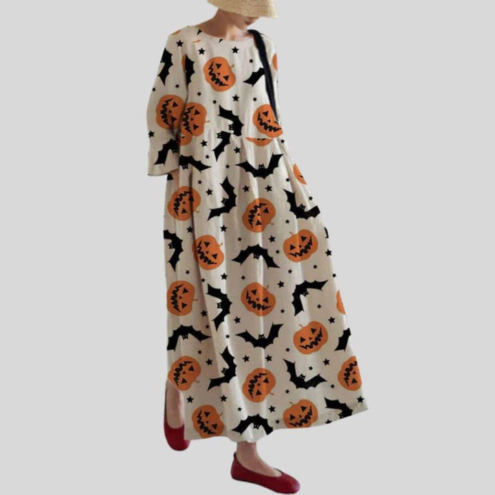 Oversized Long Sleeve Maxi Dress – Casual Loose Fit for Women