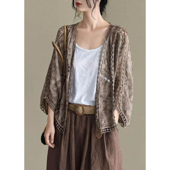 Boho Style Cardigan for Women – Casual Lightweight Layering Piece