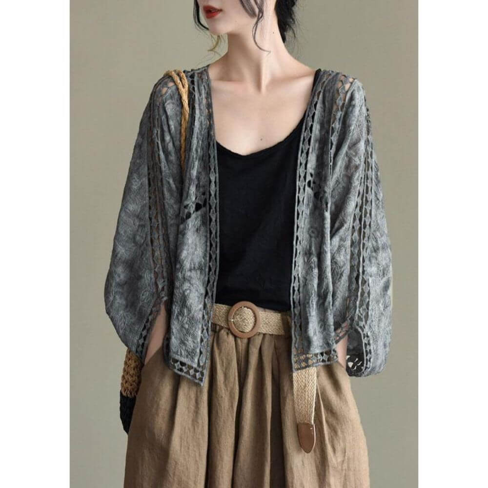 Boho Style Cardigan for Women – Casual Lightweight Layering Piece