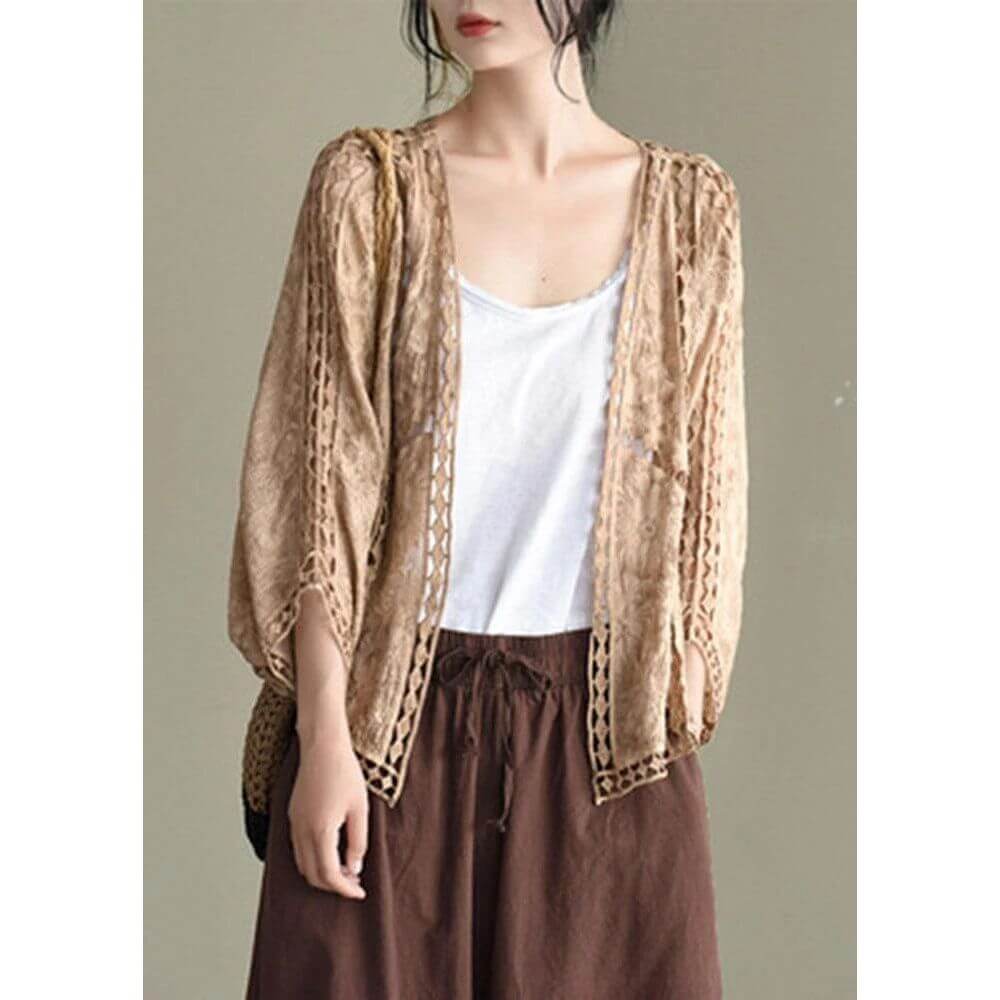 Boho Style Cardigan for Women – Casual Lightweight Layering Piece