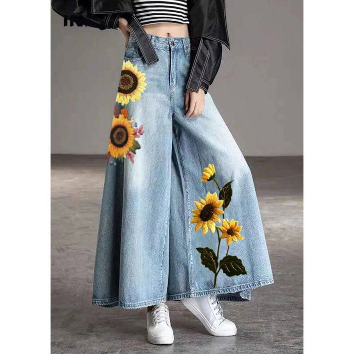 High Waisted Wide Leg Jeans for Women