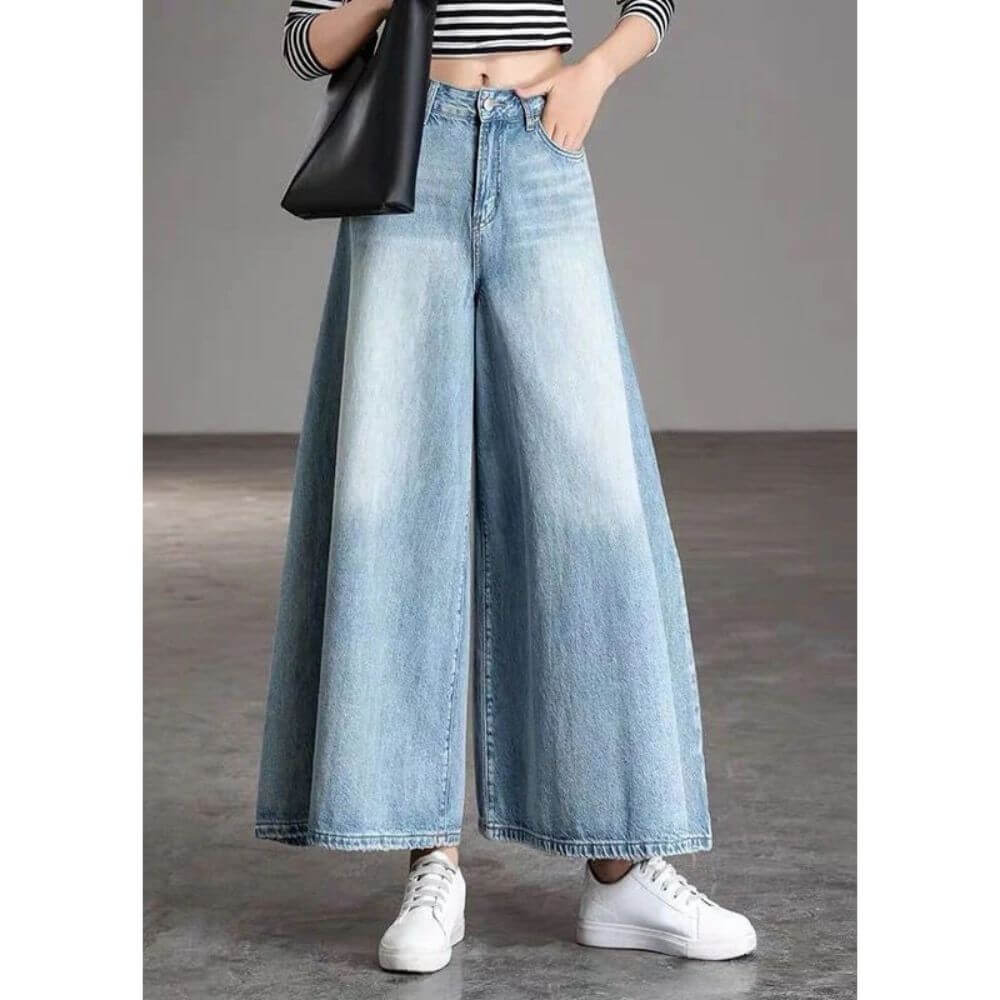 High Waisted Wide Leg Jeans for Women