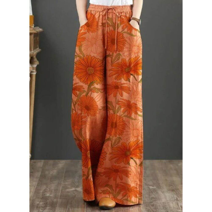 Wide-Leg Trousers for Women – Casual High Waist Fit