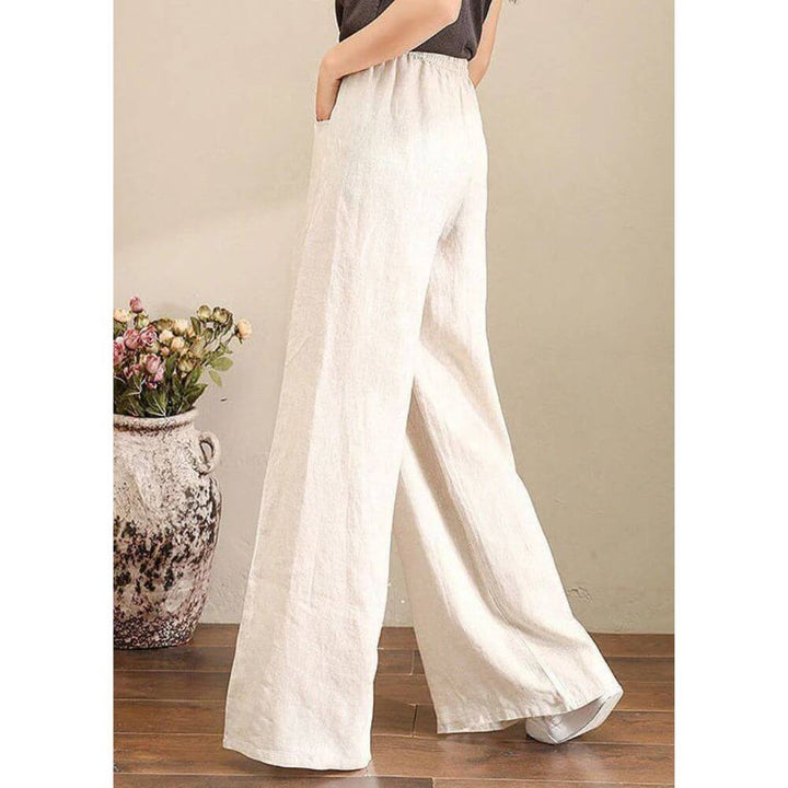 Wide-Leg Trousers for Women – Casual High Waist Fit