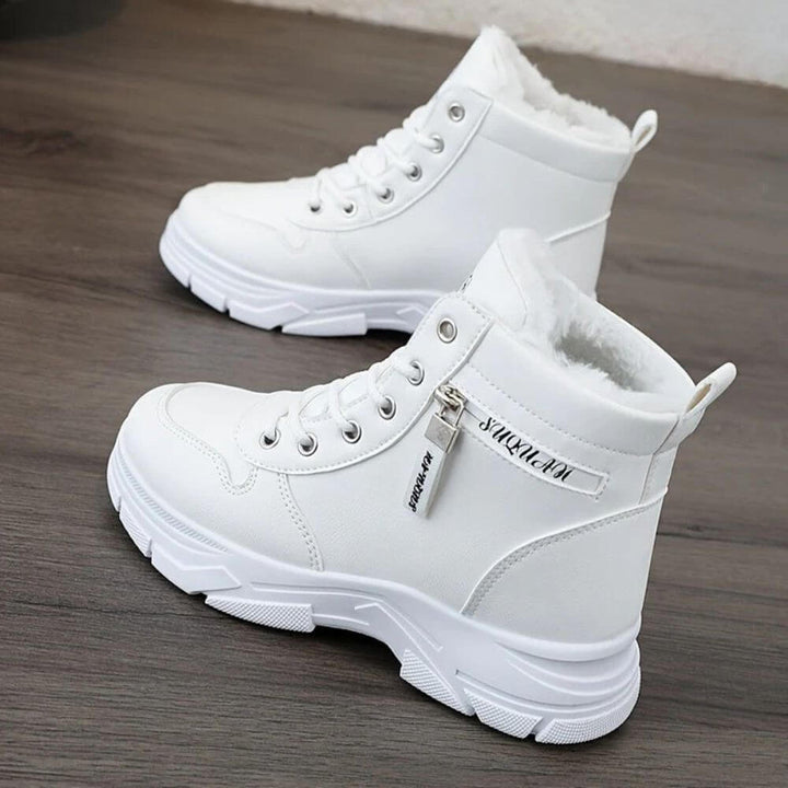 Comfortable Lace-Up Winter Ankle Boots