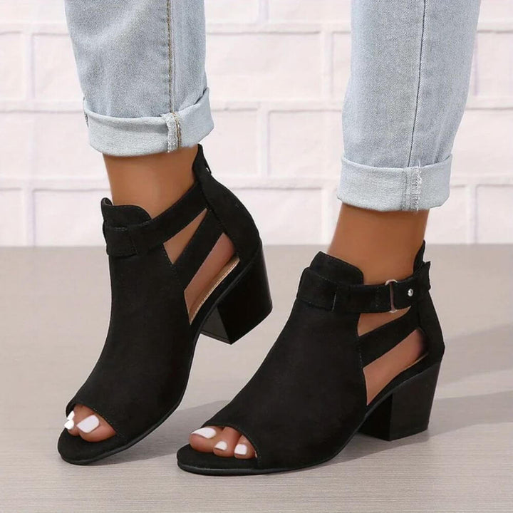 Comfortable Chunky Heel Ankle Boots