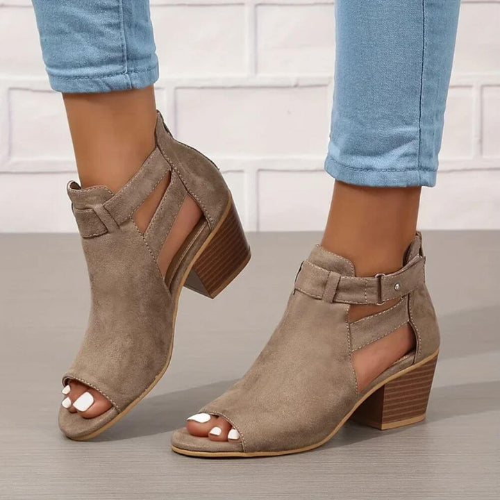 Comfortable Chunky Heel Ankle Boots
