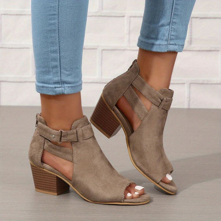 Comfortable Chunky Heel Ankle Boots
