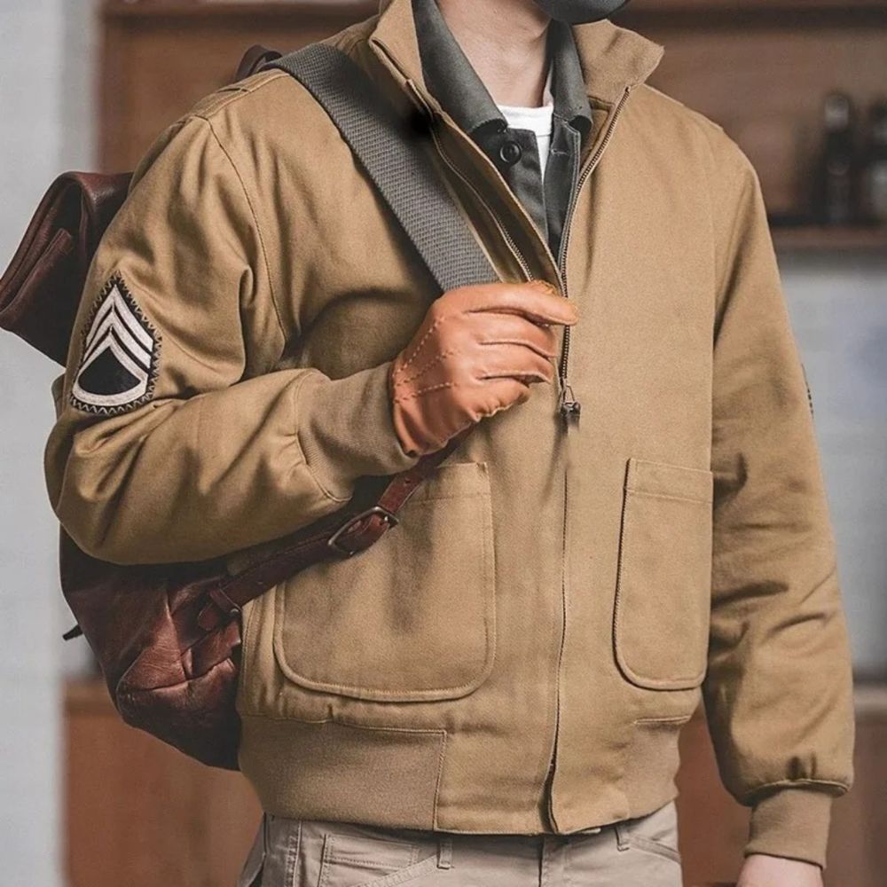 Tactical Bomber Jacket for Men – Weatherproof, Insulated & Functional