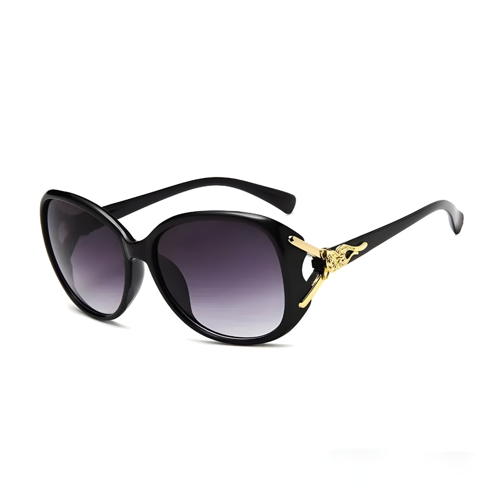 Schwarze polarisierte Sonnenbrille