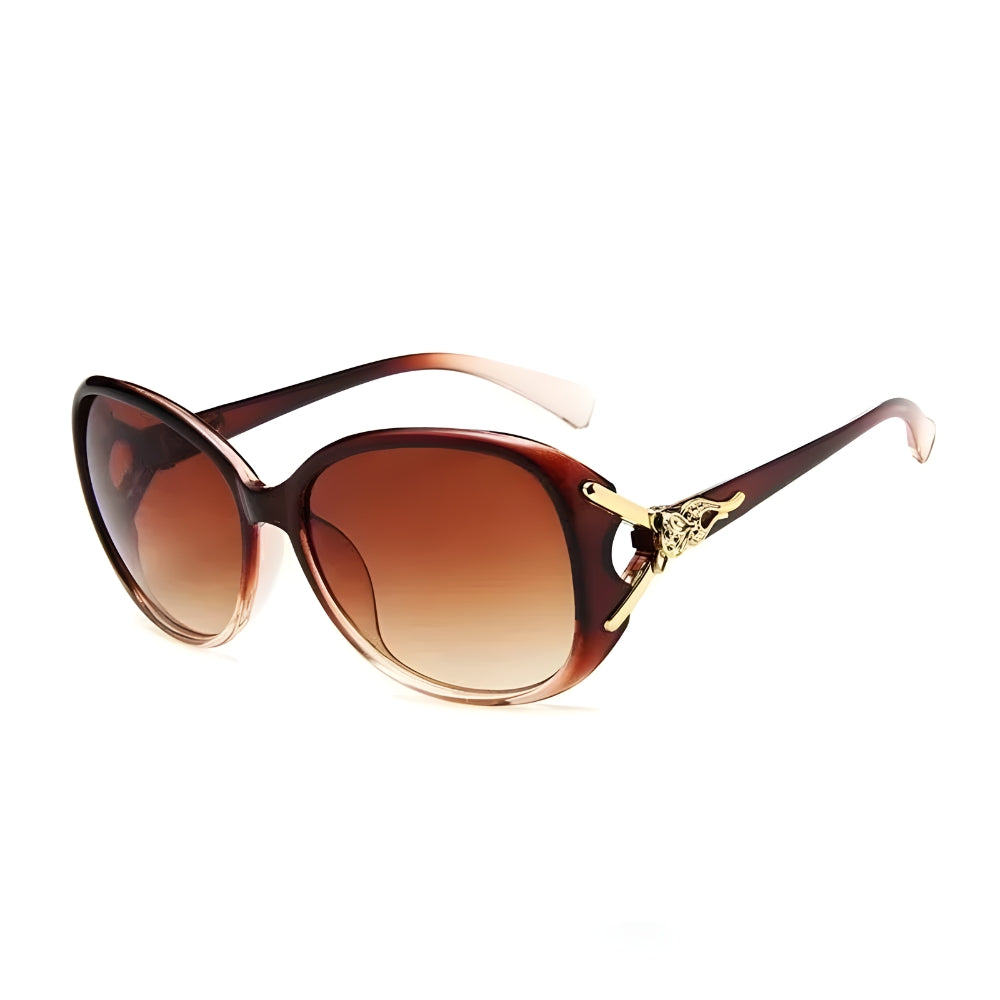 Brown polarized sunglasses