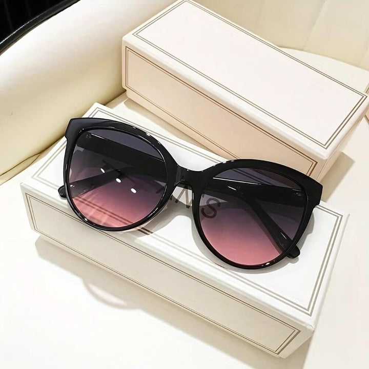 Graue rosa Cat's Eye Sonnenbrille