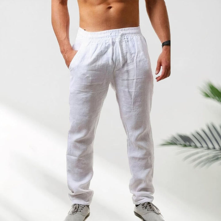 Men’s Lightweight Summer Trousers – Breathable with Adjustable Waist