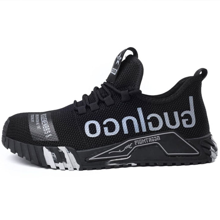 Men’s Safety Work Shoes – Lightweight Steel Toe with Cushioned Sole