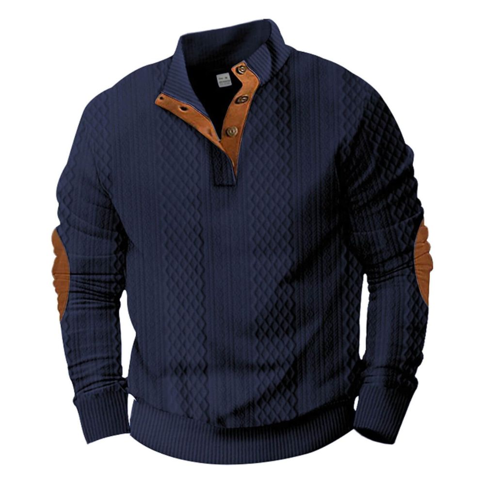 Men’s Ribbed Knit Sweater – Warm, Durable and Shape-Holding
